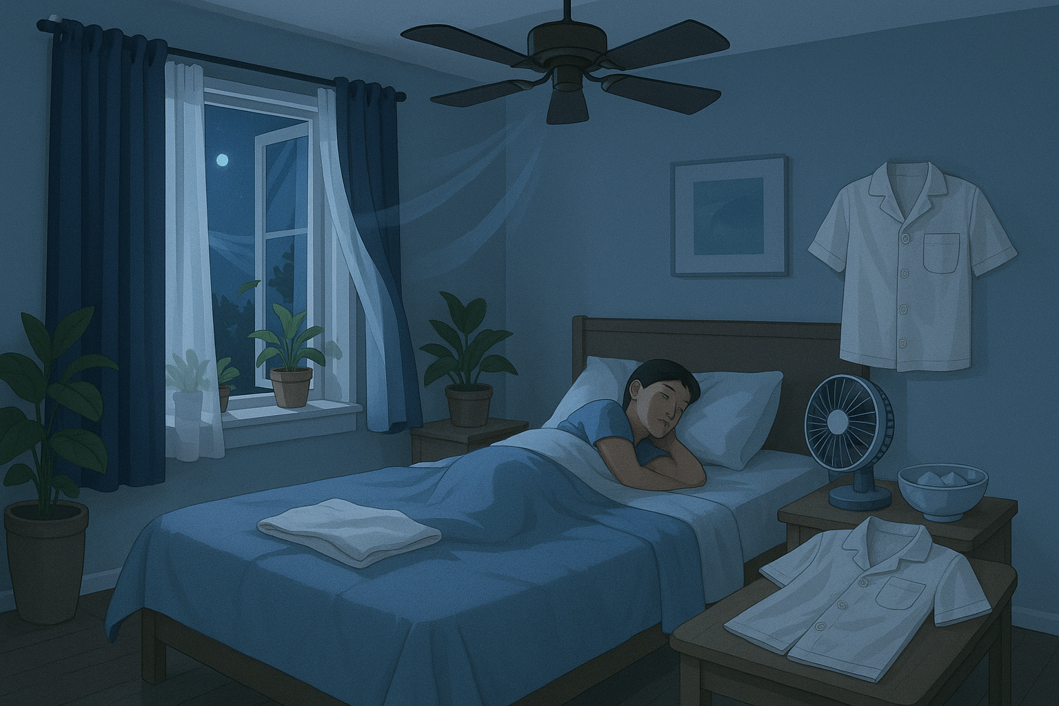 How to Stay Cool at Night Without AC