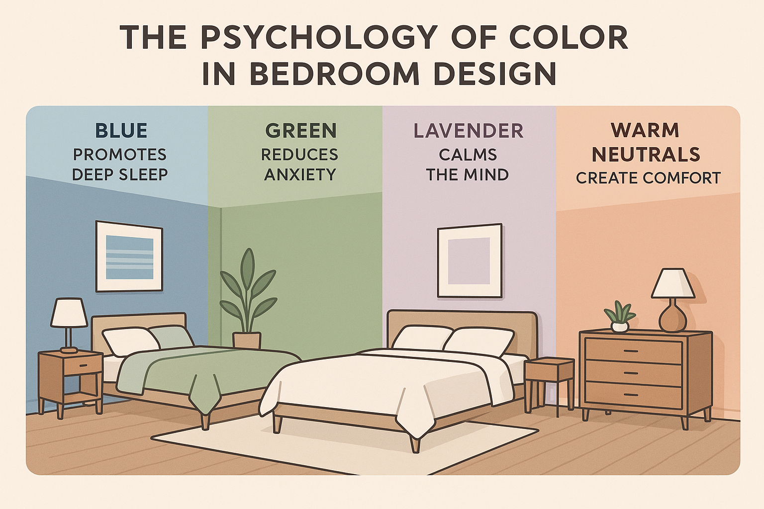 The Psychology of Colour in Your Bedroom