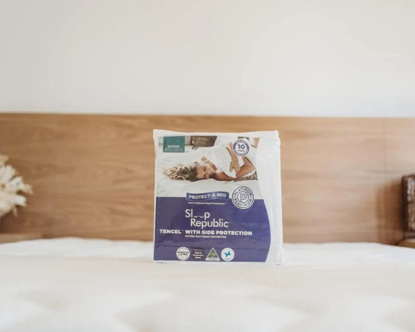 THE PILLOW, PROTECTOR, SHEETS & DOG BED