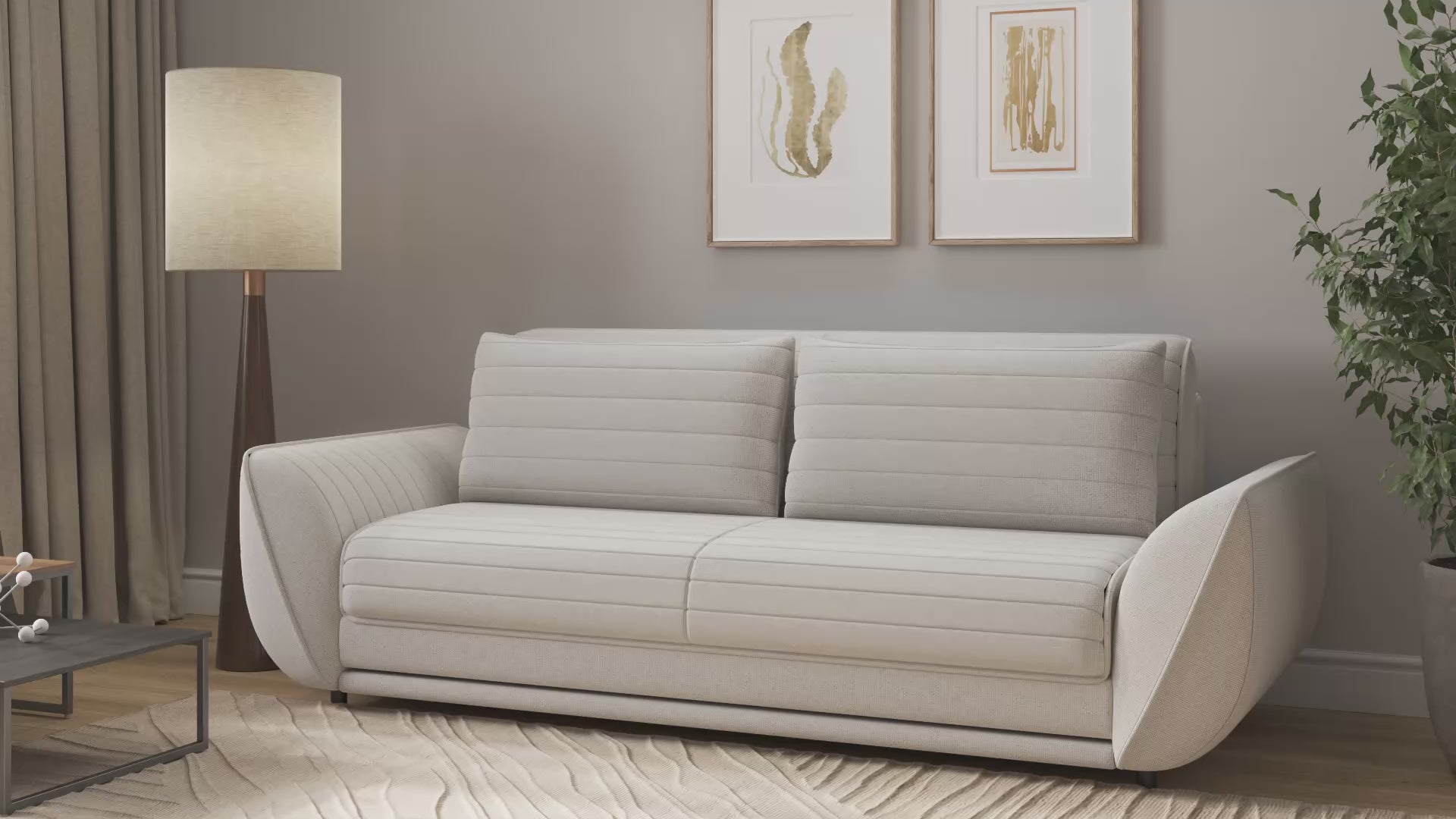 Load video: Sleep Republic Sofa Bed
