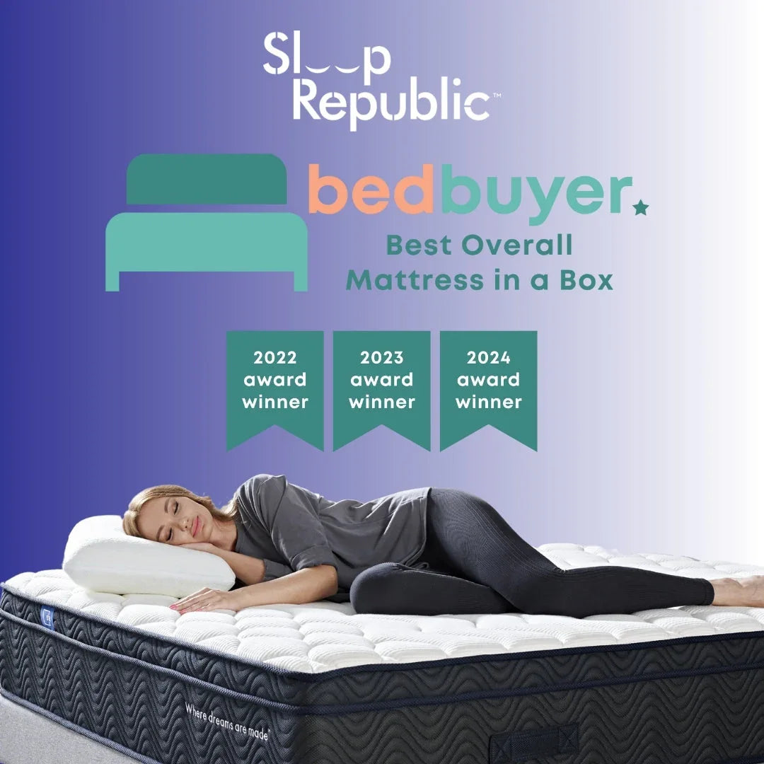 Celebrating Three Years of Excellence: Sleep Republic Wins Best Mattress 2024 in a Box Award by BedBuyer
