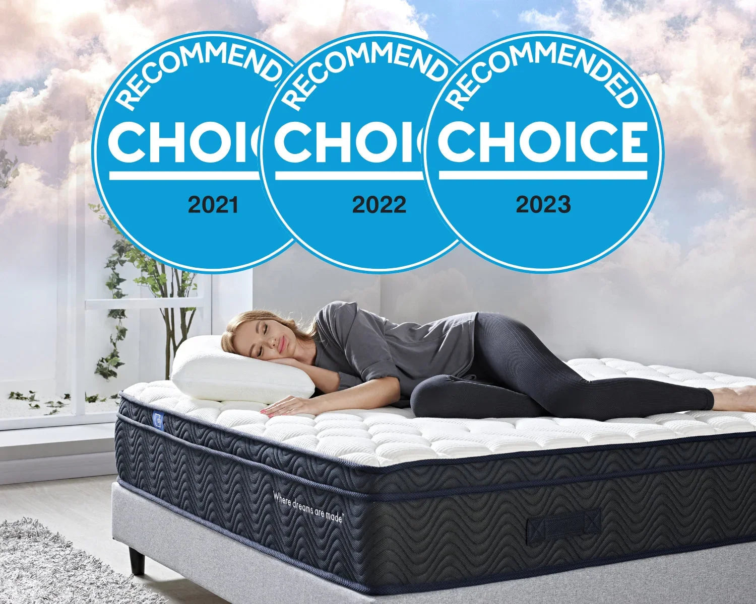 Sleep Republic: The only mattress in Australia to be CHOICE recommended 3 years in a row!
