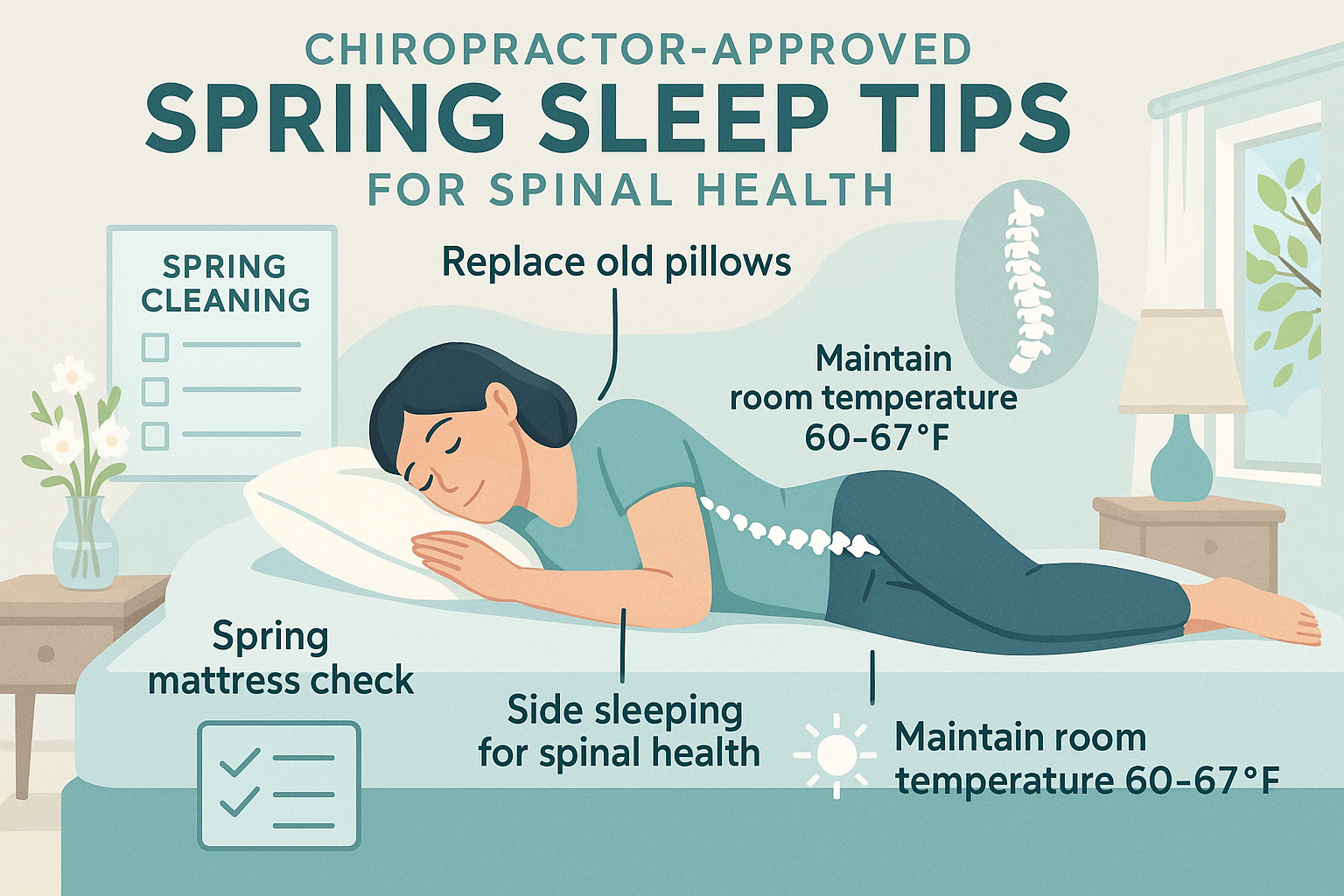 Spring Delta Sleep Chiropractor-Approved Spring Sleep Tips for Spinal Health | Sleep Republic