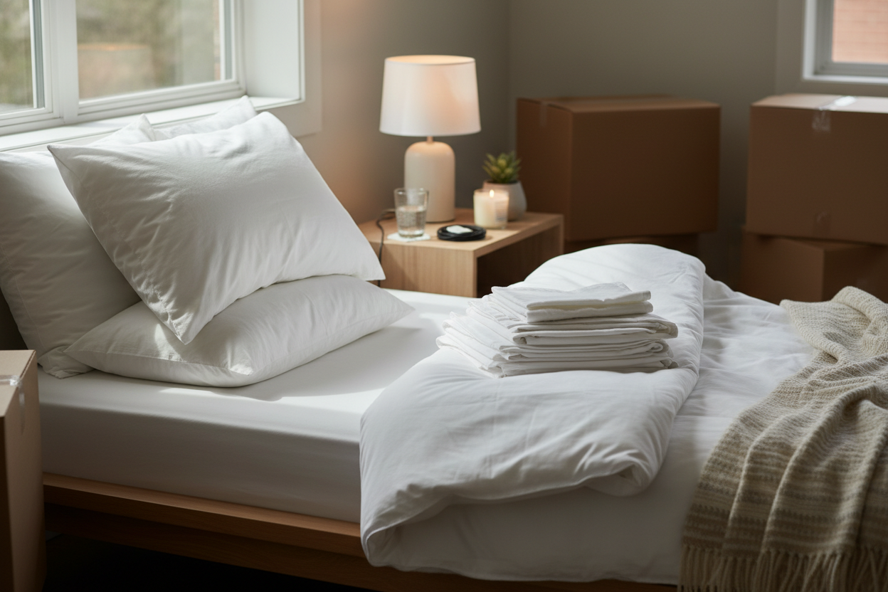 What to Pack for Your First Night in a New Home: Sleep Edition
