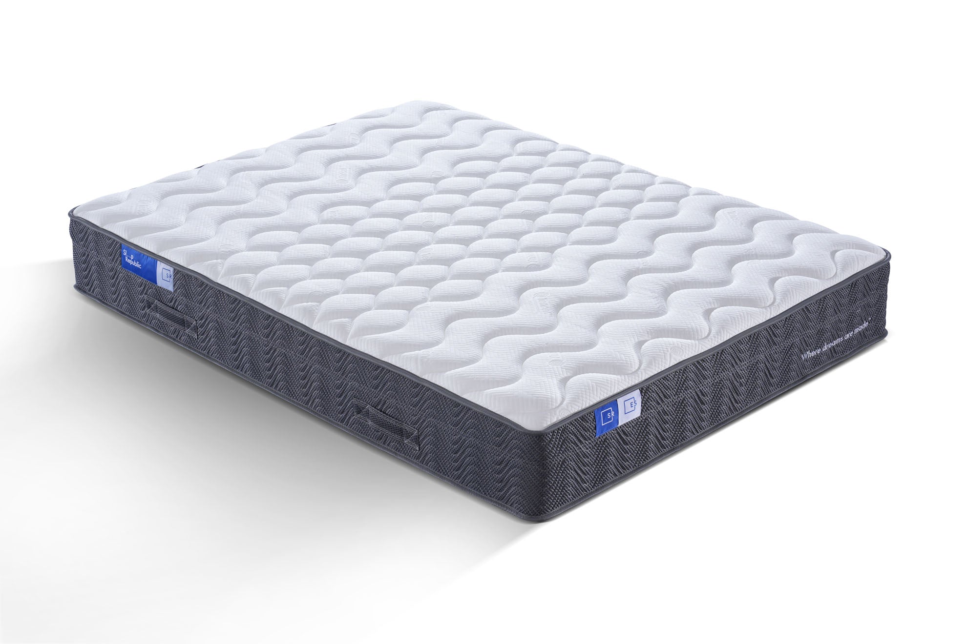 Sleep Republic ES Mattress & Oatmeal Deluxe Base Bundle