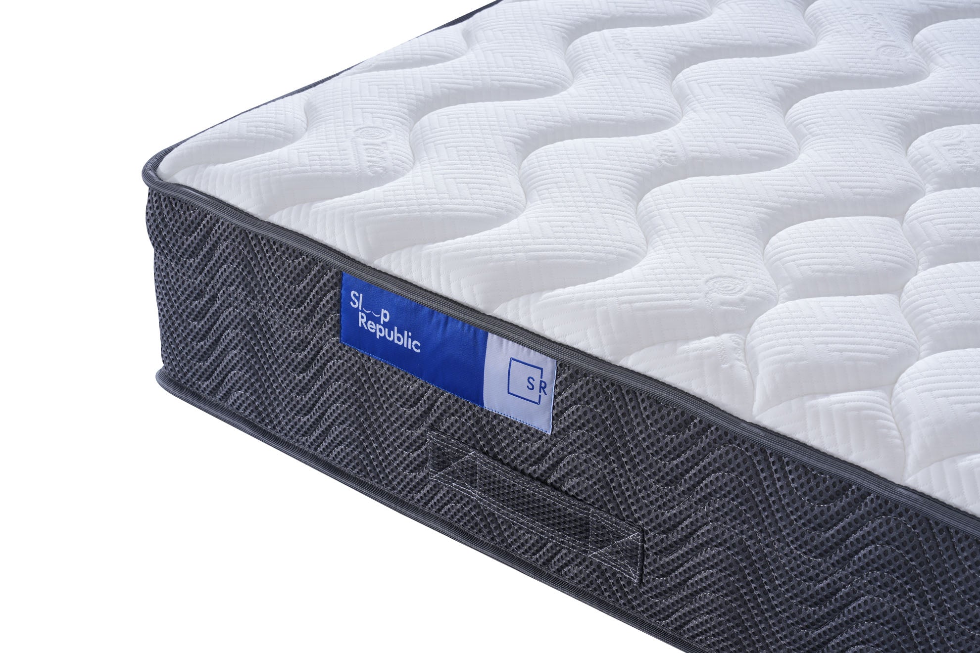 Sleep Republic ES Mattress & Grey Deluxe Base Bundle