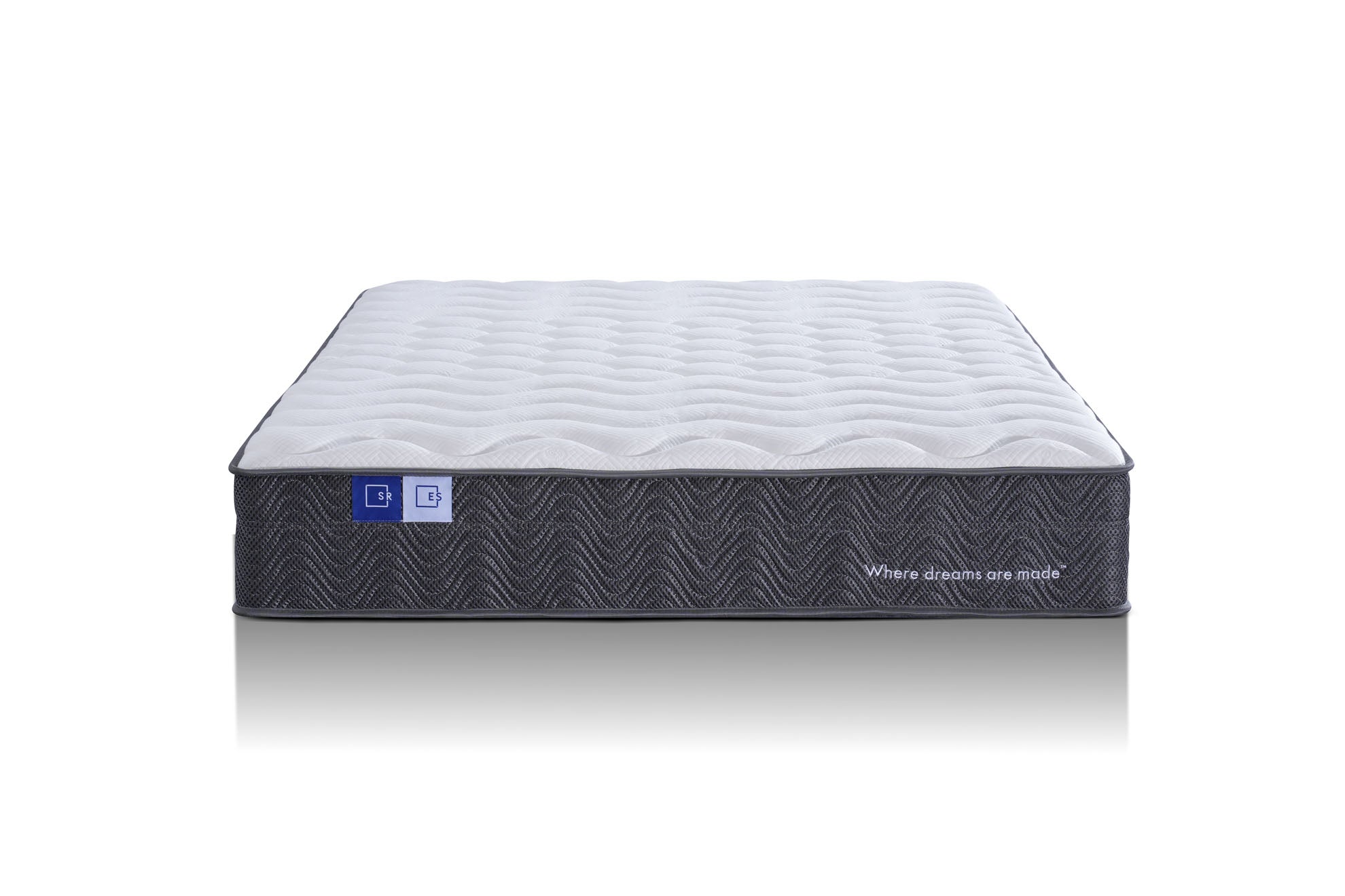 Sleep Republic ES Mattress & Grey Deluxe Base Bundle