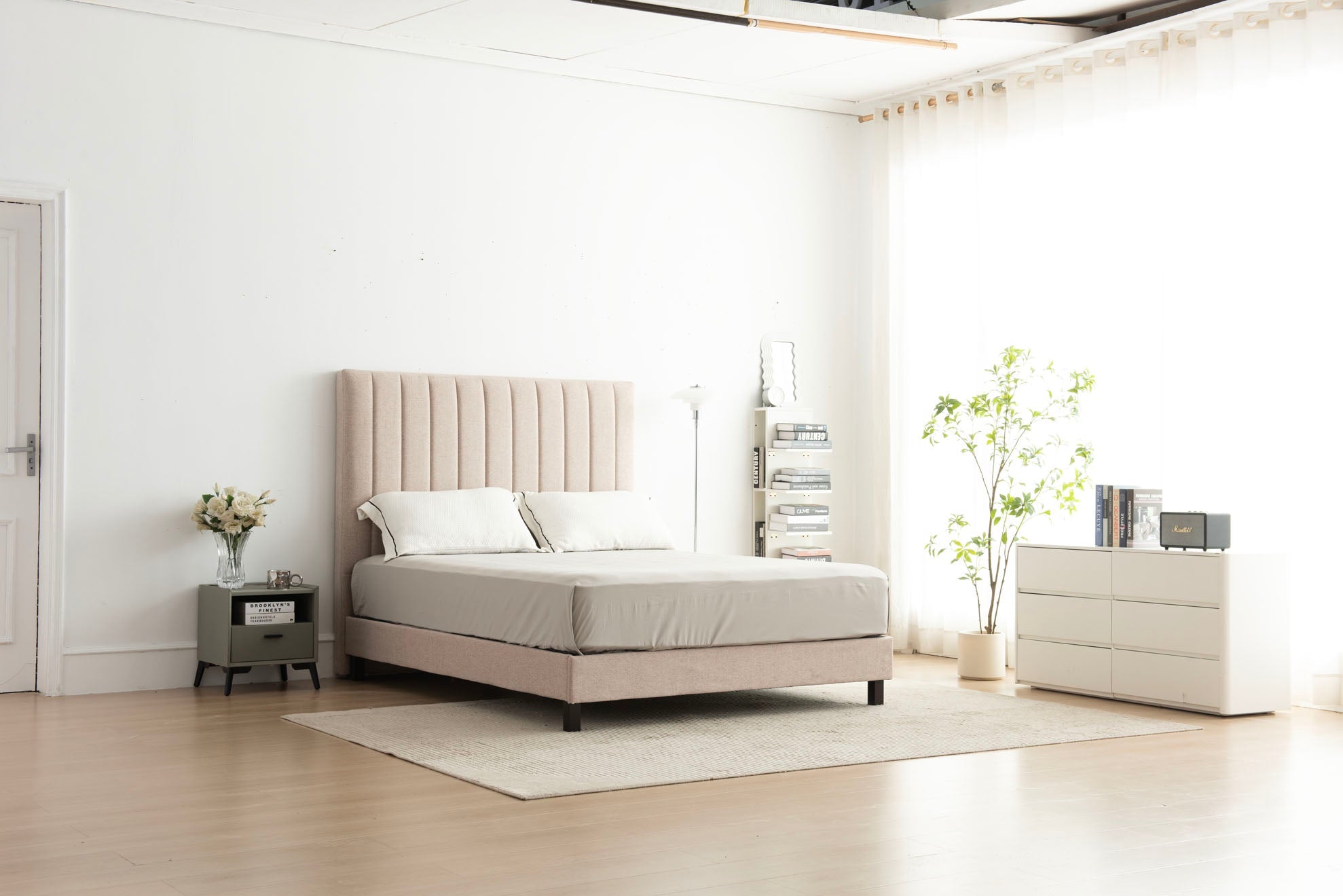 Sleep Republic ES Mattress, Deluxe Base & Bedhead Bundle