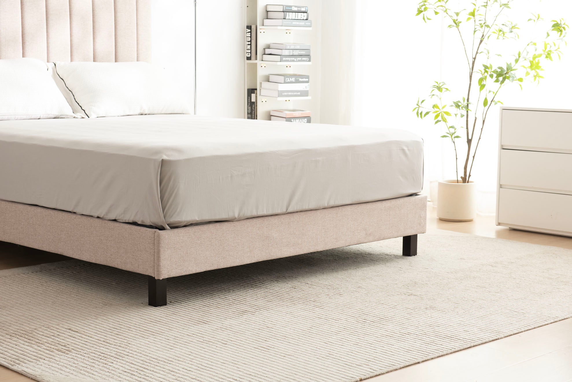 Sleep Republic ES Mattress & Oatmeal Deluxe Base Bundle