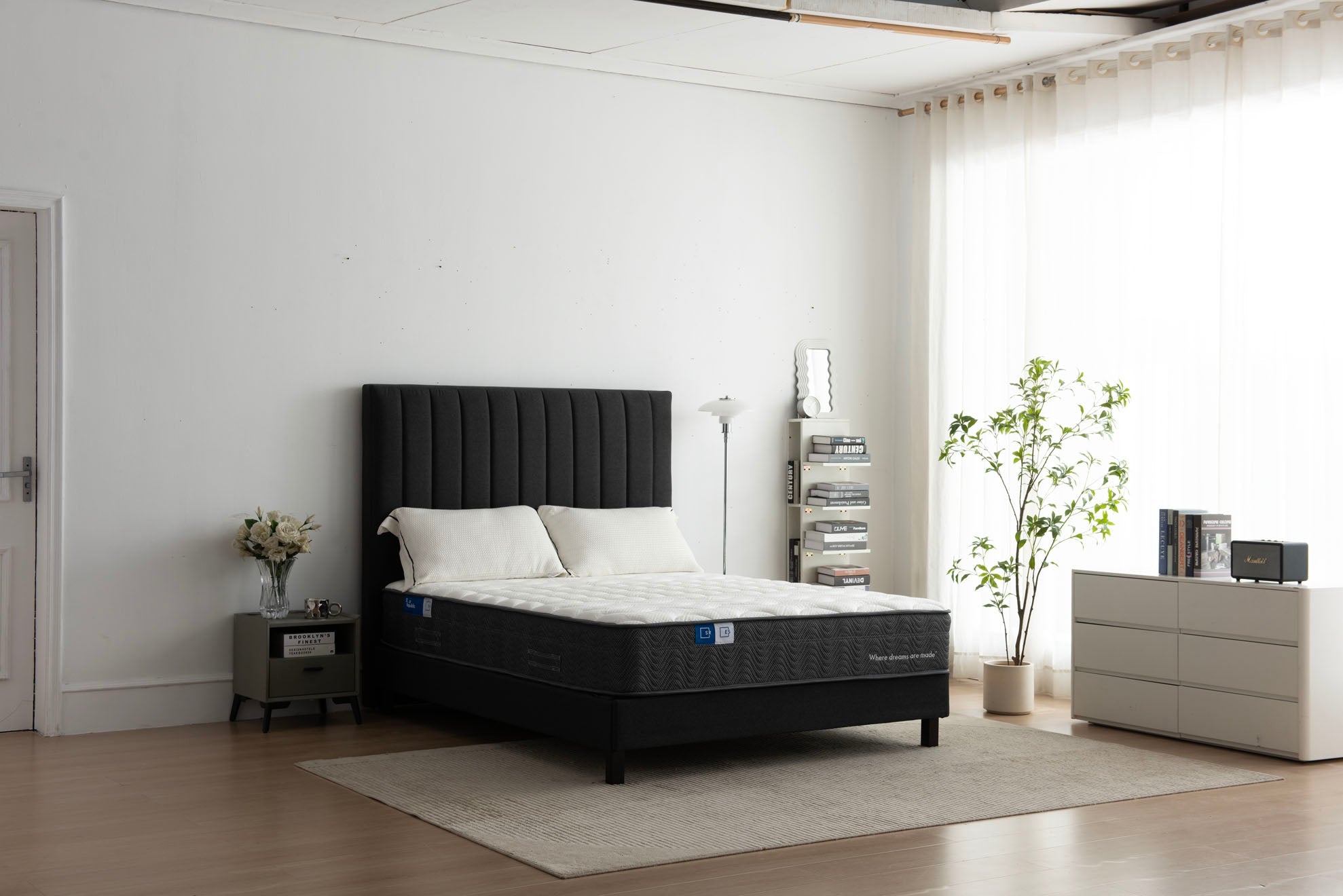 Sleep Republic Mattress, Deluxe Base & Bedhead Bundle