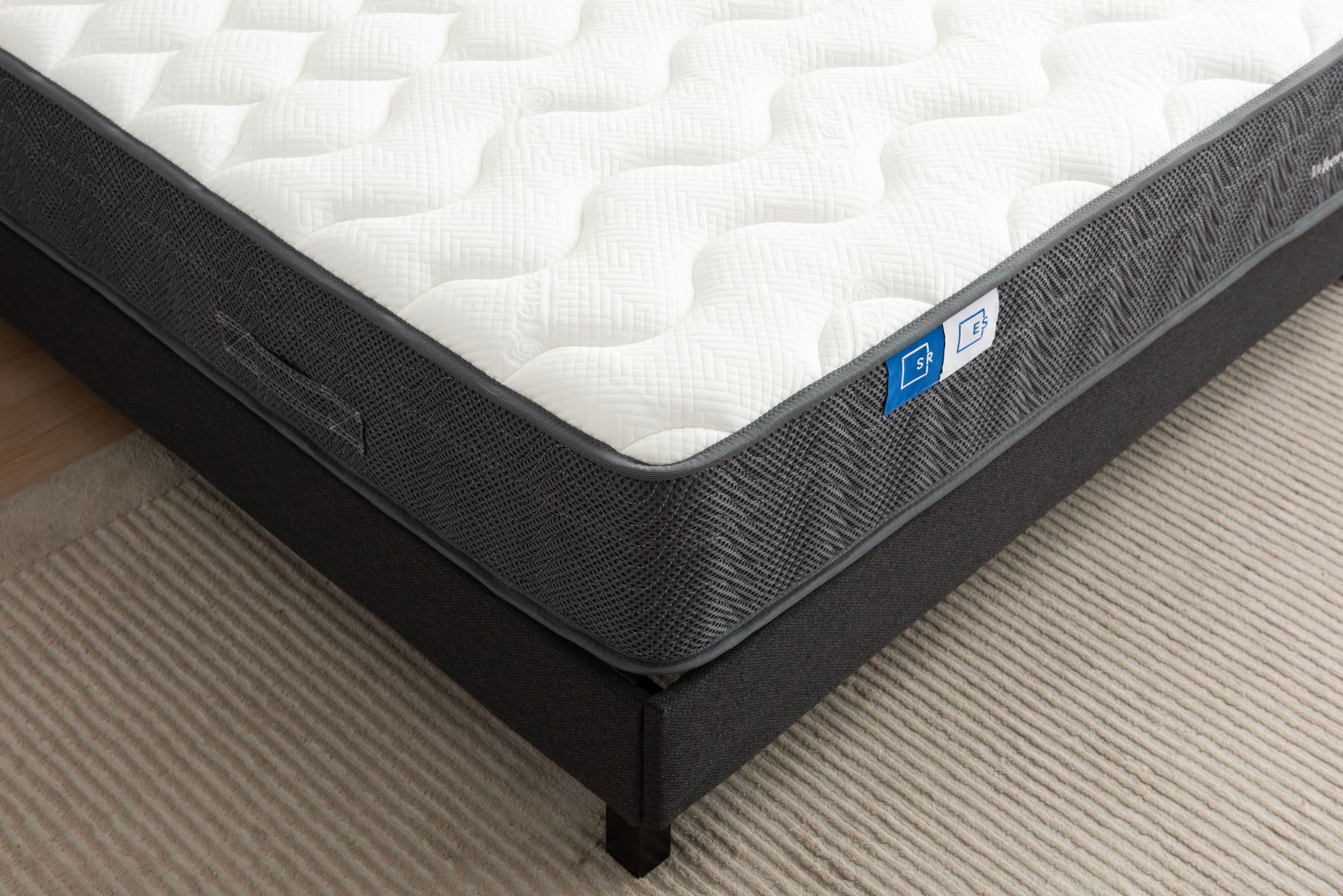 Sleep Republic LUXE Mattress & Charcoal Deluxe Base Bundle