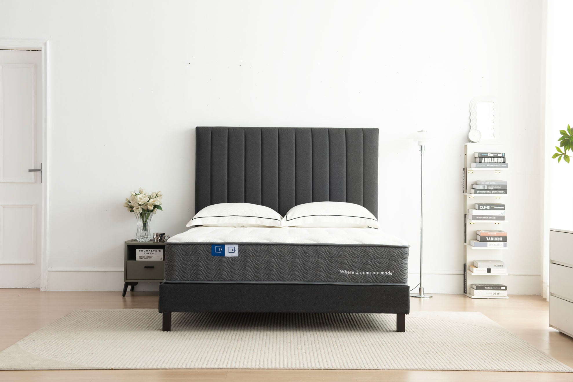 Sleep Republic LUXE Mattress & Charcoal Deluxe Base Bundle