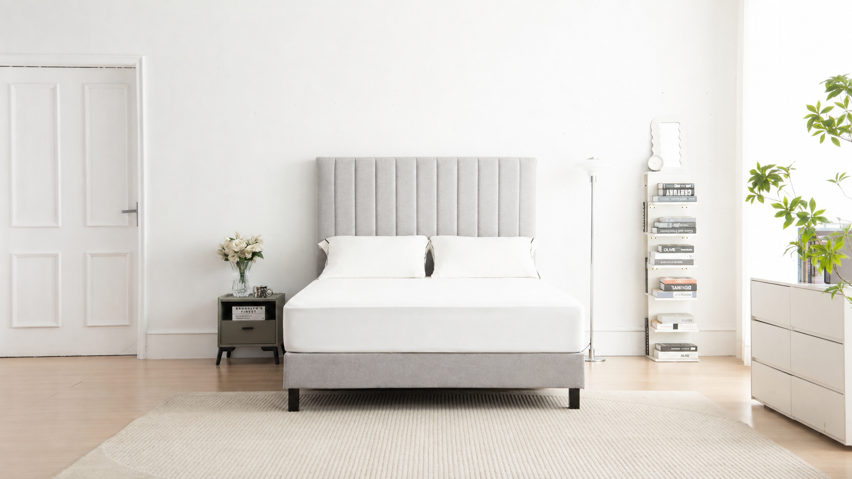 Sleep Republic ES Mattress, Deluxe Base & Bedhead Bundle