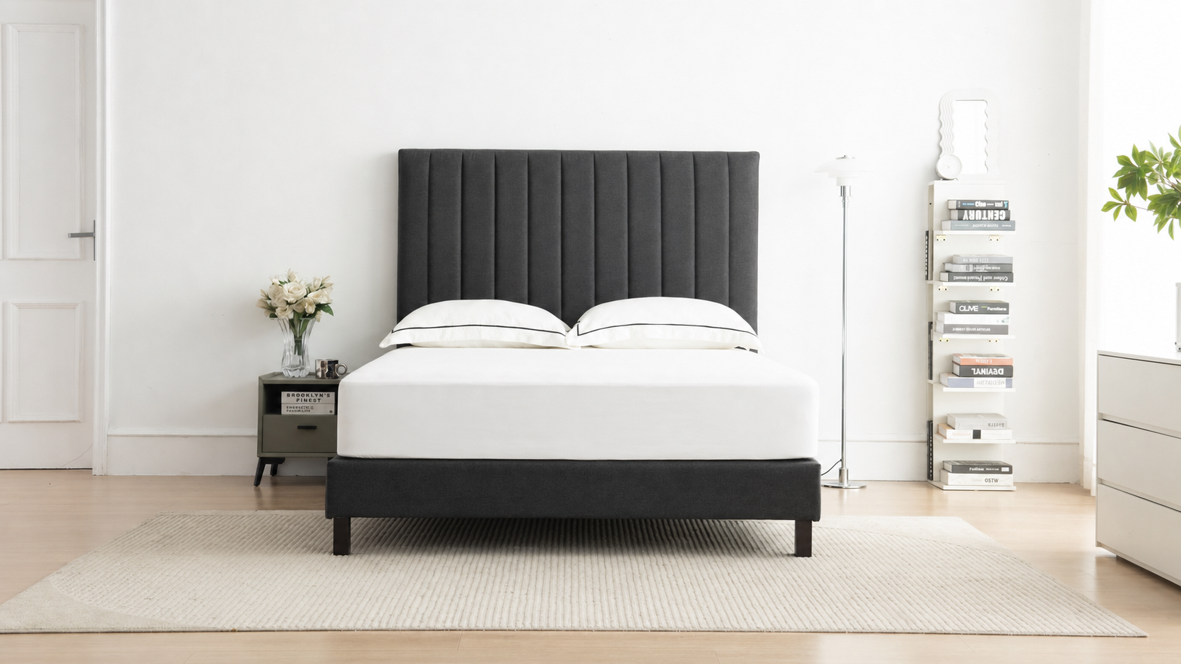 Sleep Republic ES Mattress, Deluxe Base & Bedhead Bundle