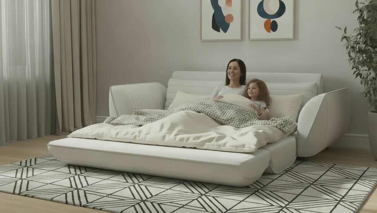 Load video: Sleep Republic Sofa Bed