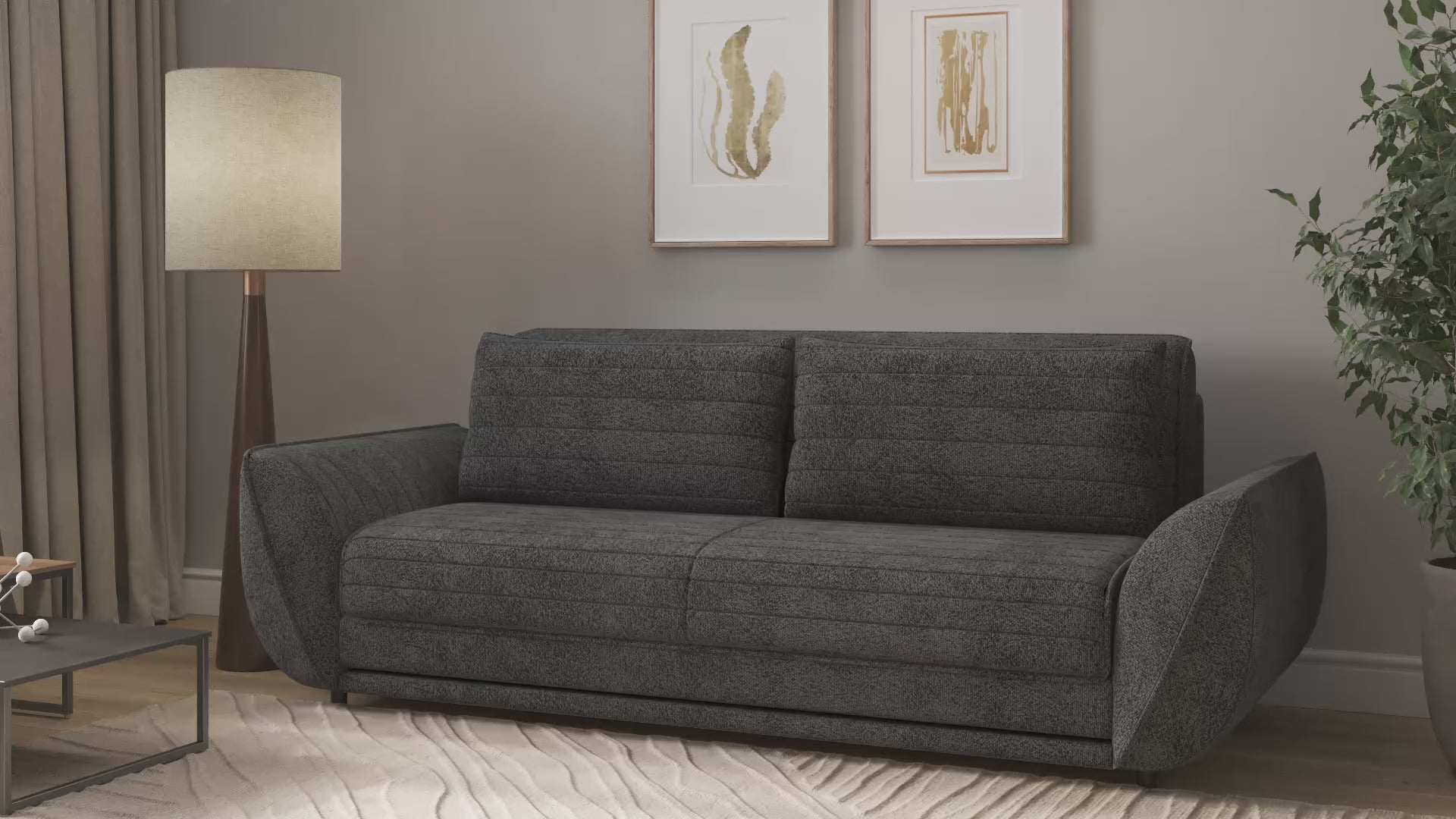 Load video: Sleep Republic Sofa Bed